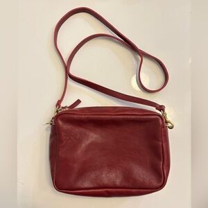 Clare V. Midi Sac in Burgundy